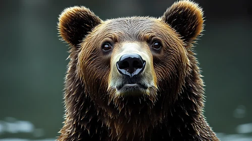 Brown Bear Close-Up