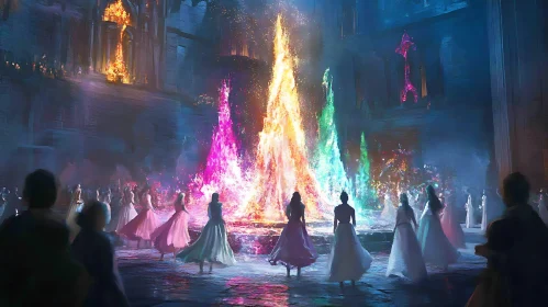 Hall of Colored Fountains