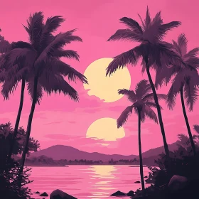 Tropical Sunset Seascape