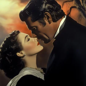 Timeless Romance: A Couple's Intimate Moment