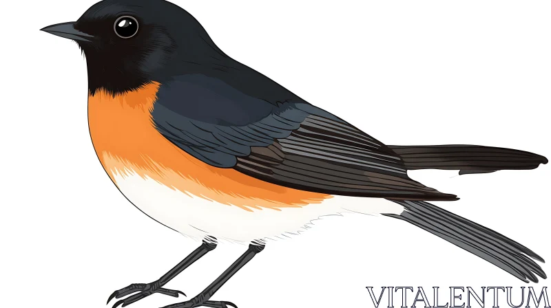 Colorful Bird Digital Art