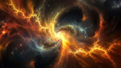 Swirling Nebula of Cosmic Energy