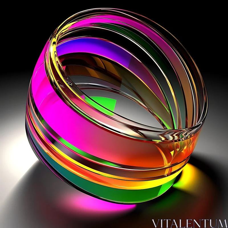 Colorful Glass Circle