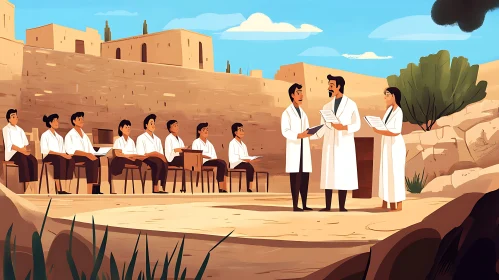 Academic Lecture Scene