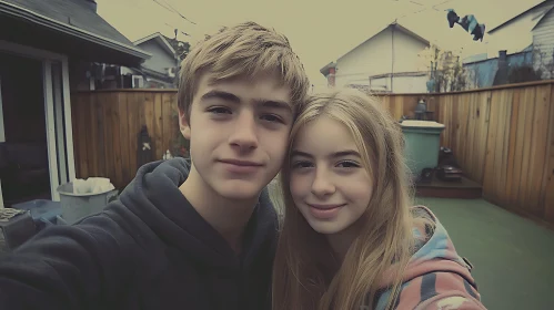 A Portrait of Two Young Friends