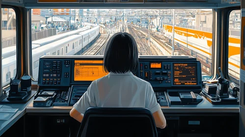 Inside the Train Cabin