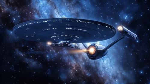 Interstellar Journey of a Spaceship