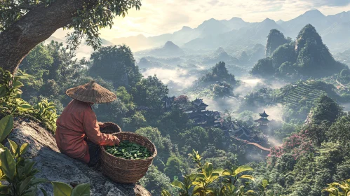 Asian Tea Harvest Mountain View