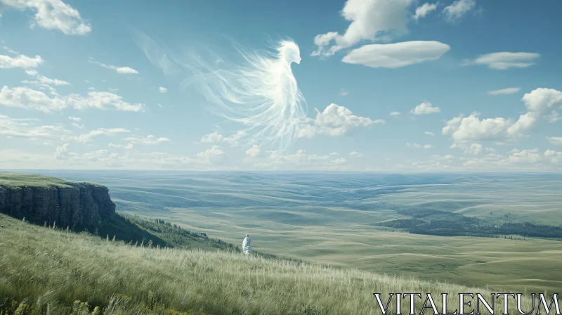 Landscape with Cloud Figure