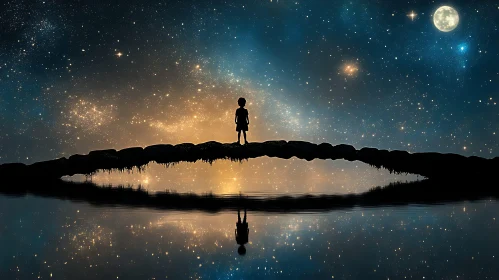 Starry Night Reflection