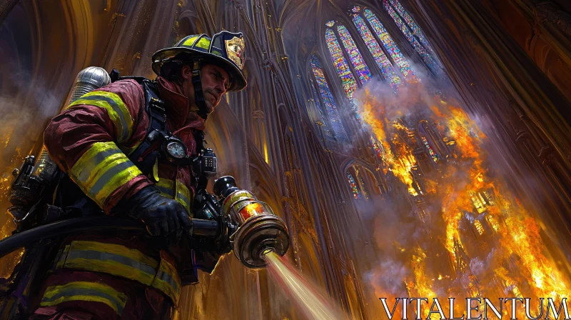 Fire Incident in Cathedral