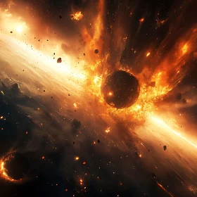 Cosmic Explosion of Planets