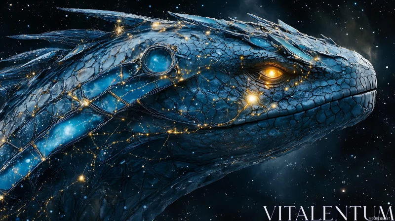 Cosmic Serpent of the Stars