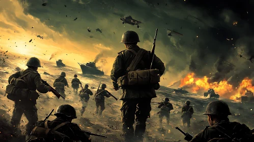 Warriors in the Inferno: A Moment of Valor