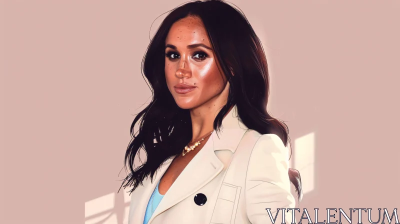 Meghan Markle in Stylish Cream Attire