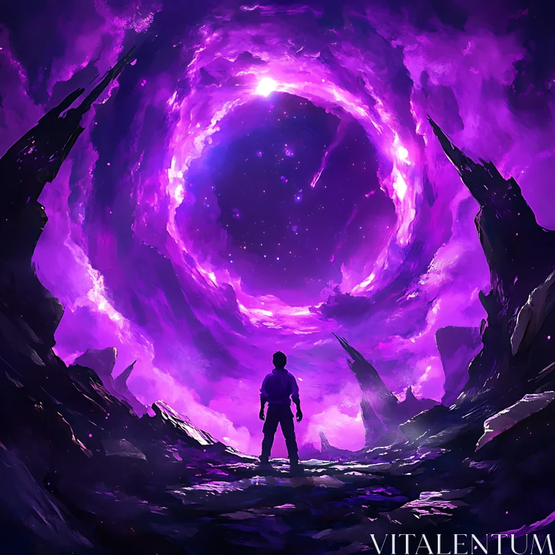 Otherworldly Portal Silhouette