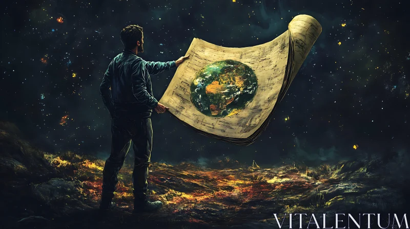 Cosmic Cartography: Earth Unveiled