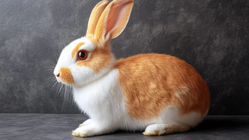 Cute Rabbit Side View