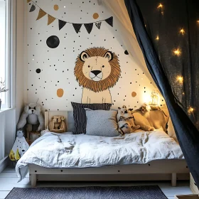 Lion Themed Children's Bedroom