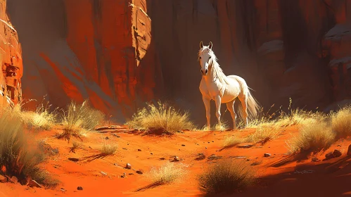 Serene Desert Equine