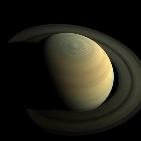 Ringed Planet Saturn: A Space View