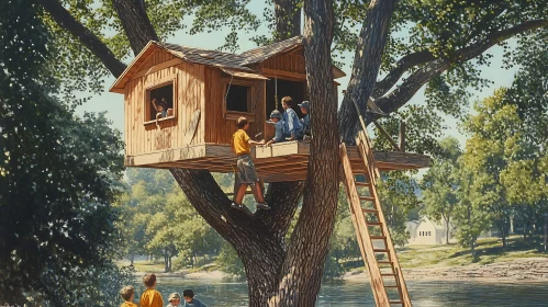 Kids in Treehouse: Summer Adventure