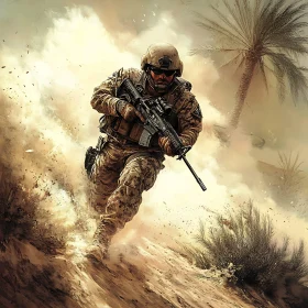 Military Operation in Arid Terrain