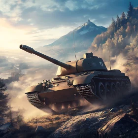 Armored Ascent: A Tank's Journey