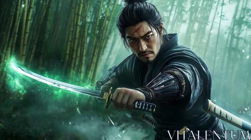 Mystic Katana in the Woods