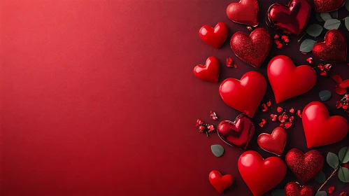 Valentine's Day Red Heart Arrangement