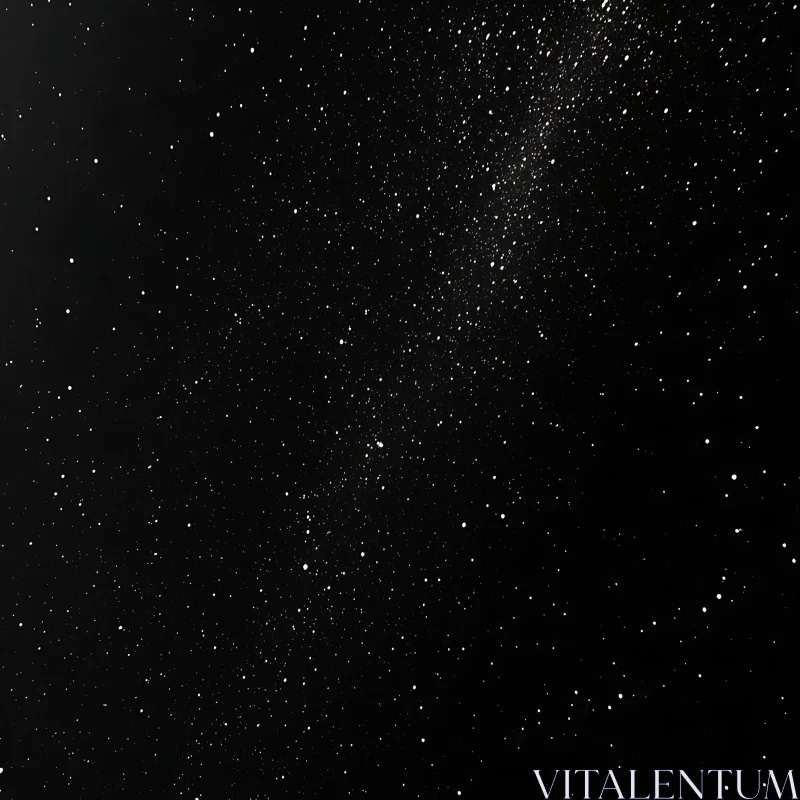Cosmic Dust: An Evening Starry Scene