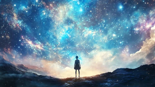 Starry Sky Silhouette