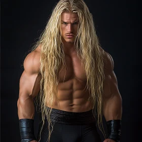 Blonde Haired Man Portrait