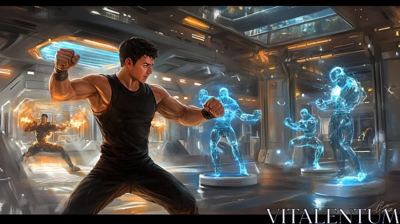 Holographic Sparring in the Future