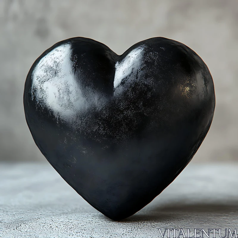 Monochrome Heart Still Life