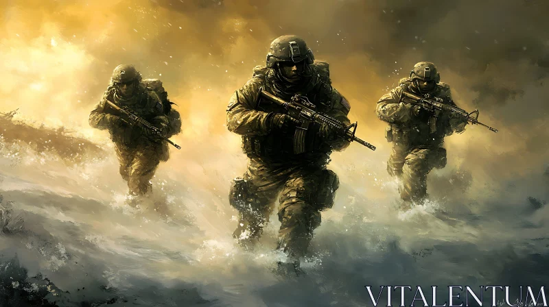 Armed Forces in Rough Seas