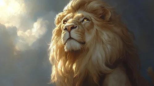 Regal Lion in Nature