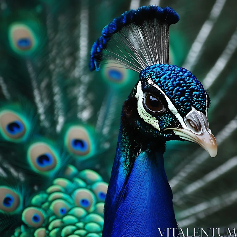 Majestic Peacock Feather Display