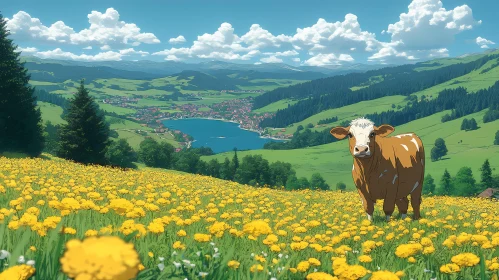Peaceful Hilltop Pasture