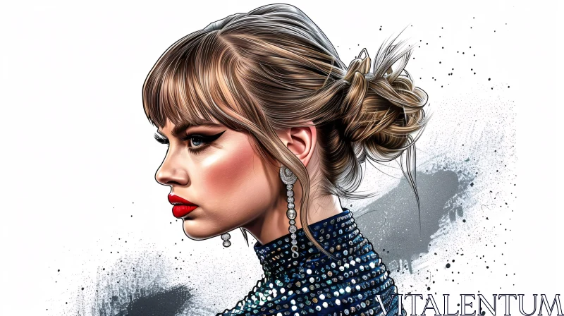 AI ART Profile Art of Taylor Swift