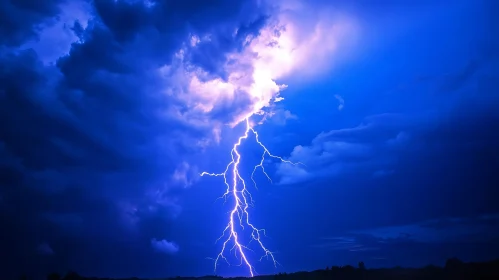Electric Storm: Lightning Bolt Display
