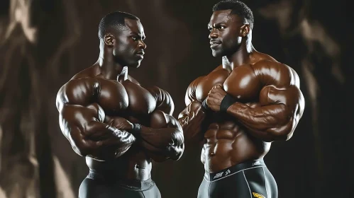 Muscle Men Posing