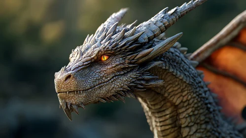 Detailed Dragon Portrait