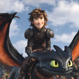 Riding Toothless: A Boy's Adventure