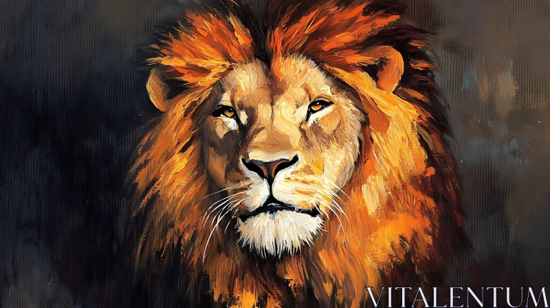 Lion Art AI Image