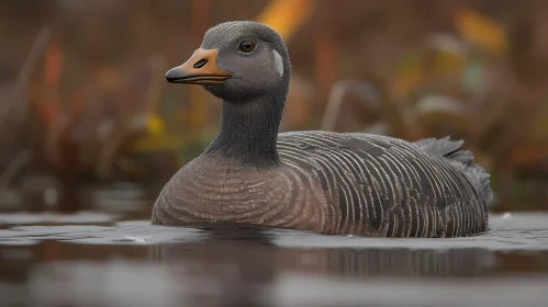 Graceful Goose in Tranquil Waters