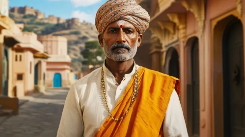 Indian Man in Traditional Dress