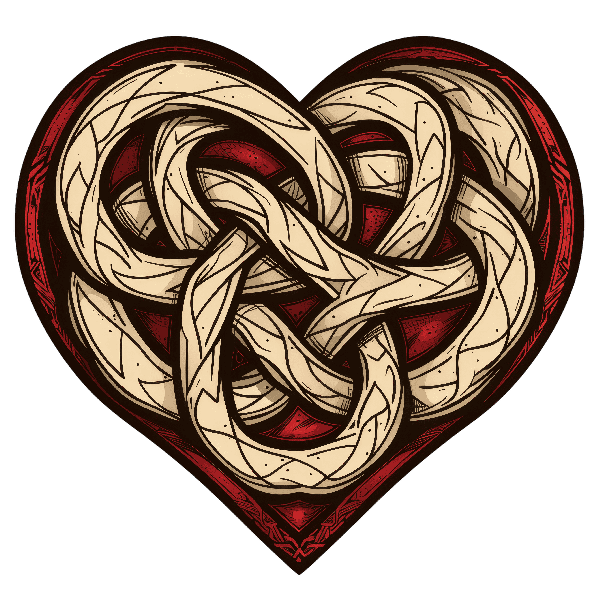 Celtic Knot Heart Design POD Design