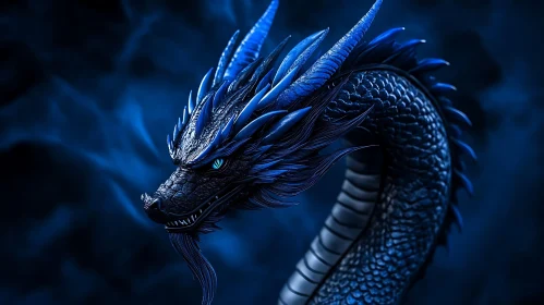 Azure Dragon Portrait