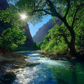 Tranquil River in Green Canyon